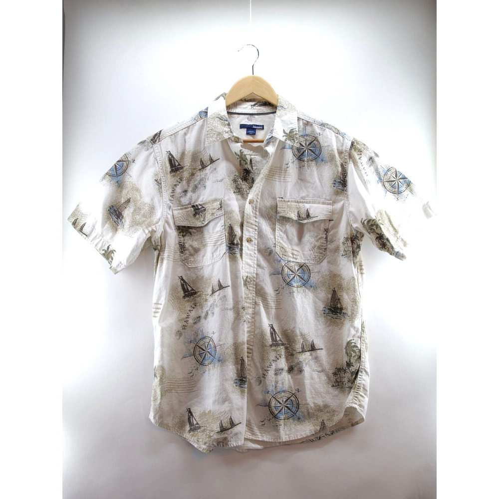 Hawaiian Shirt Floral  Basic EditionsTheme Casual M‎ Short Sleeve Multicolor